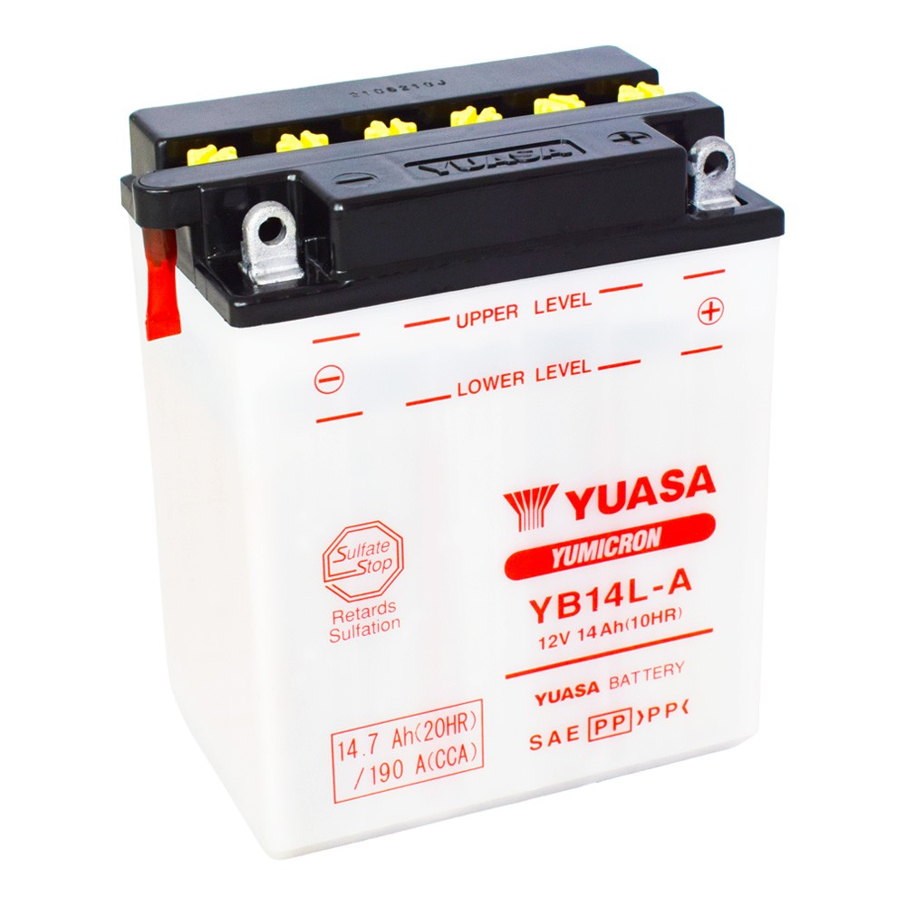Motobaterie YUASA (originál) YB14L-A, 12V, 14Ah