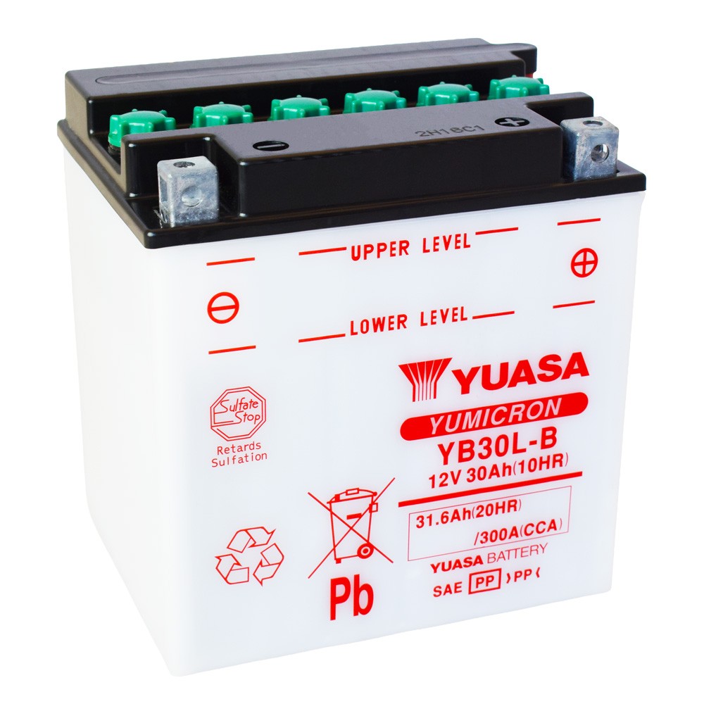 Motobaterie YUASA (originál) YB30L-B, 12V, 30Ah