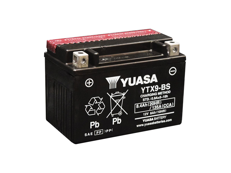 Levně Motobaterie YUASA (originál) YTX9-BS, 12V, 8Ah