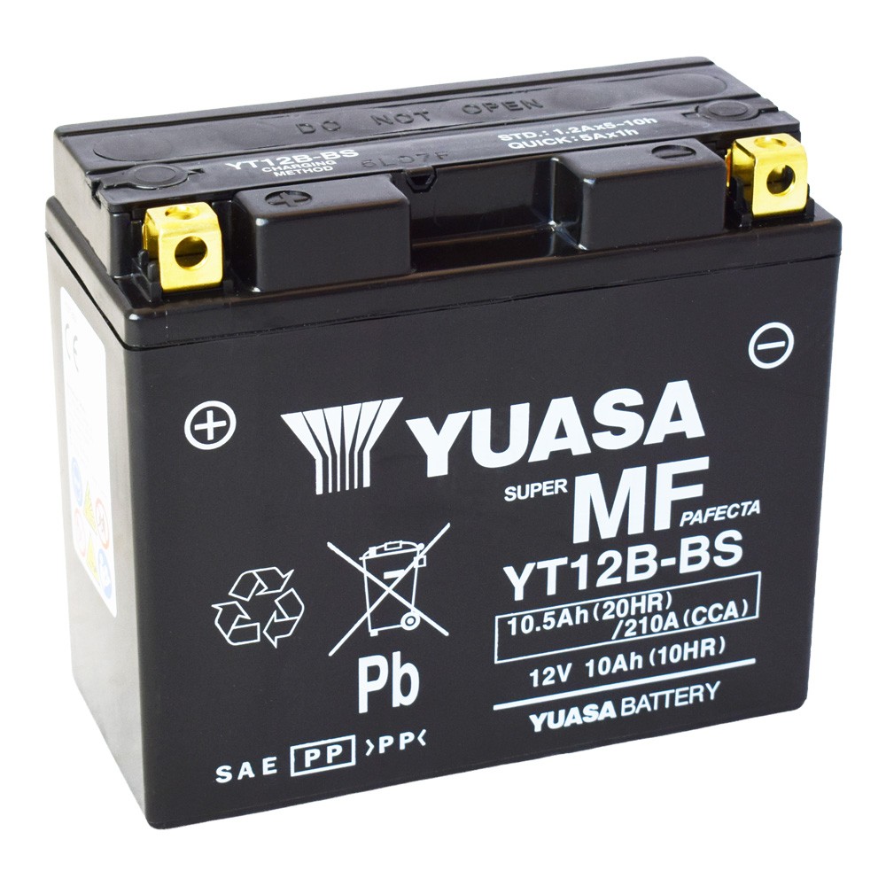 Motobaterie YUASA (originál) YT12B-BS, 12V, 10Ah