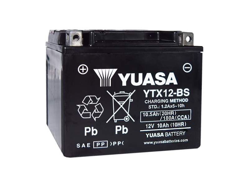 Levně Motobaterie YUASA (originál) YTX12-BS, 12V, 10Ah