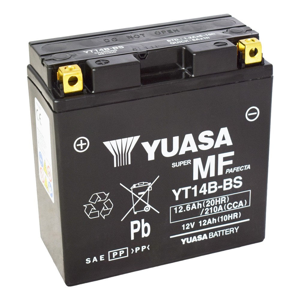 Motobaterie YUASA (originál) YT14B-BS, 12V, 12Ah