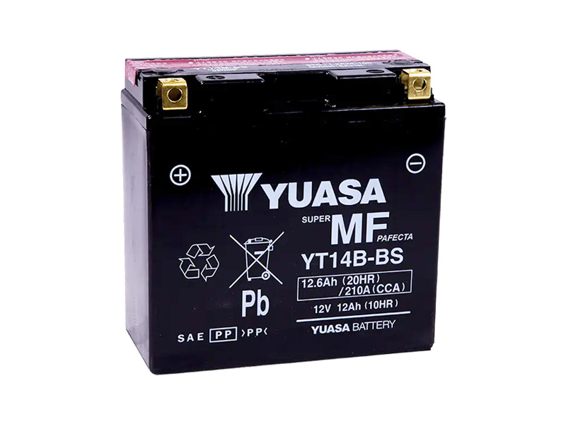 Levně Motobaterie YUASA (originál) YT14B-BS, 12V, 12Ah