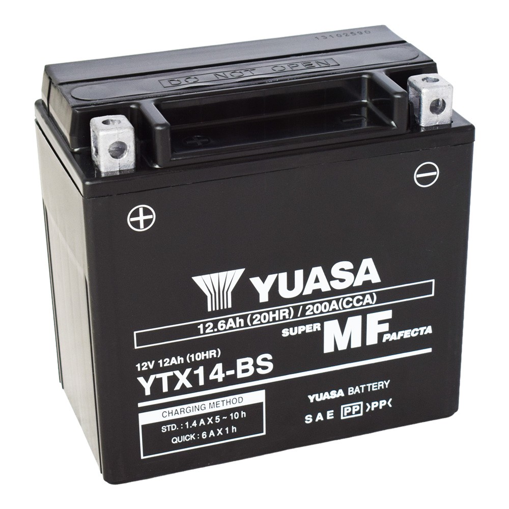 Motobaterie YUASA (originál) YTX14-BS, 12V, 12Ah
