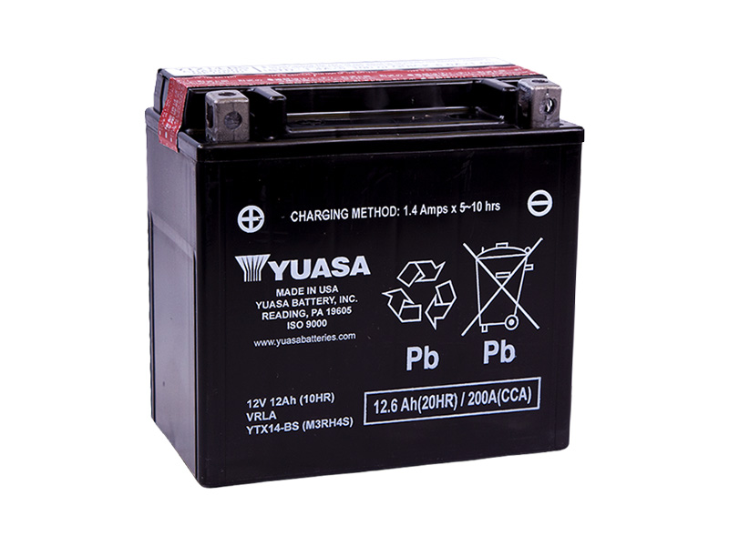 Levně Motobaterie YUASA (originál) YTX14-BS, 12V, 12Ah