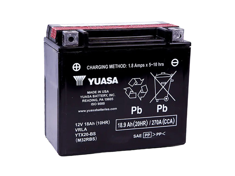 Levně Motobaterie YUASA (originál) YTX20-BS, 12V, 18Ah