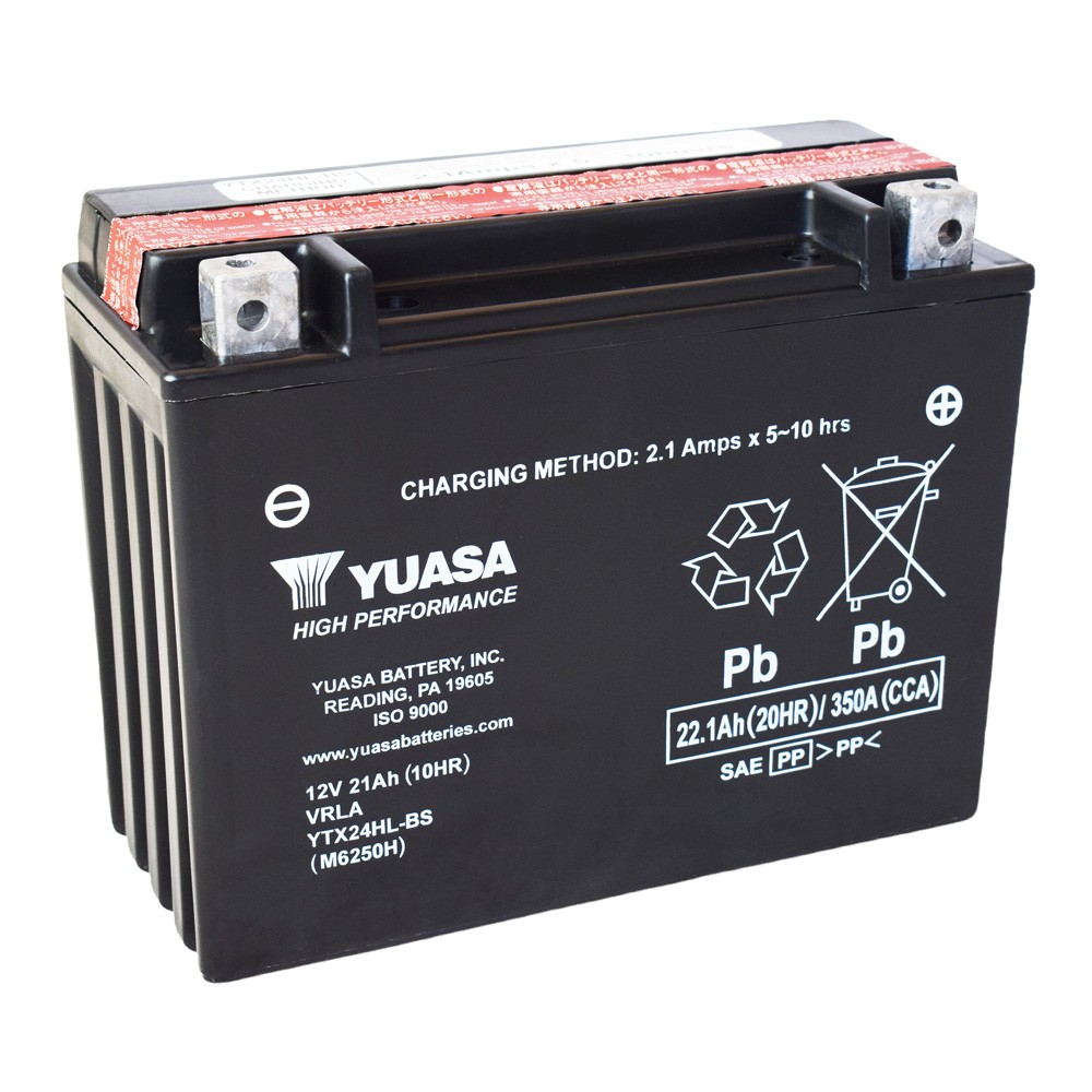 Motobaterie YUASA (originál) YTX24HL-BS, 12V, 21Ah