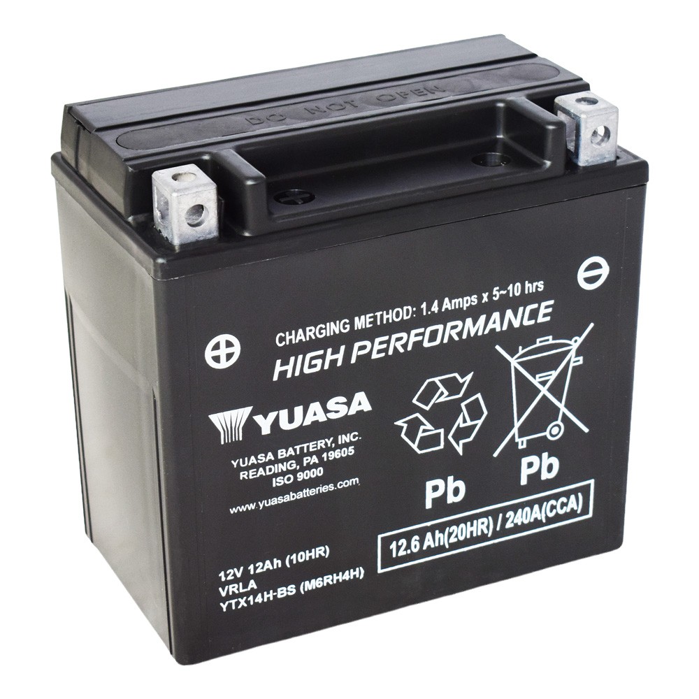 Motobaterie YUASA (originál) YTX14H-BS, 12V, 12Ah