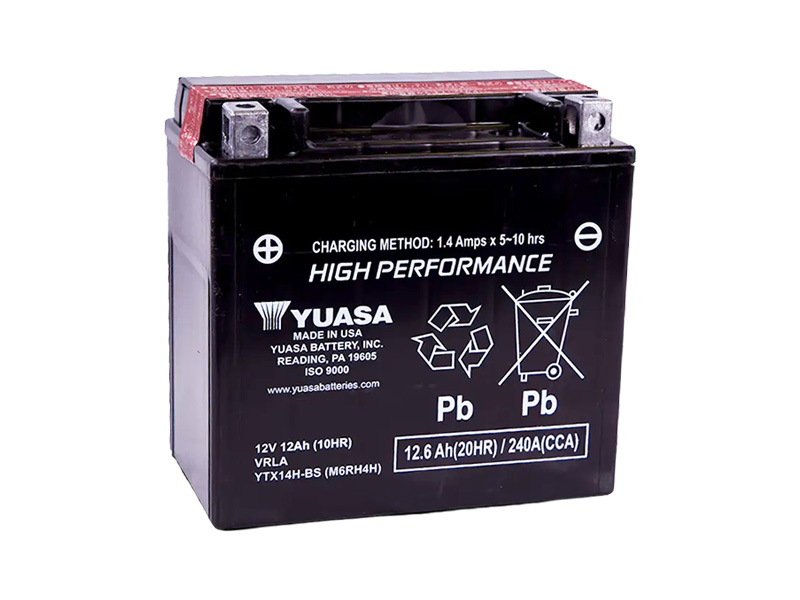 Levně Motobaterie YUASA (originál) YTX14H-BS, 12V, 12Ah