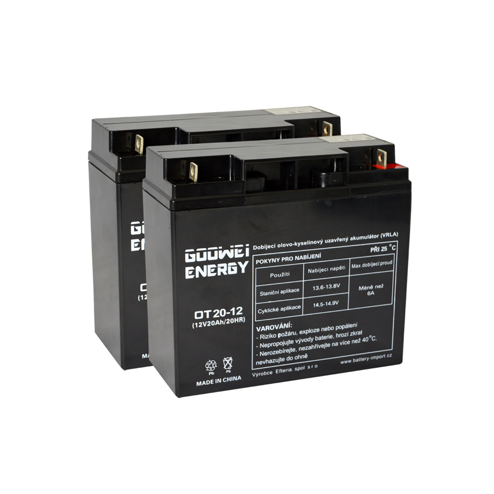 Goowei Energy OT20-12 12V 20Ah APC RBC49 Goowei Energy OT20-12 12V 20Ah APC RBC49