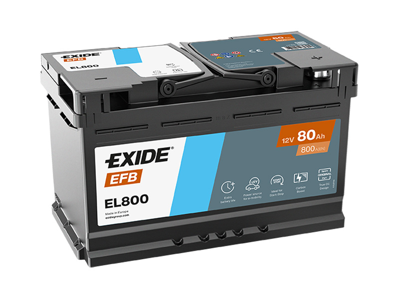 Levně Exide Start-Stop EFB 12V 80Ah 720A EL800