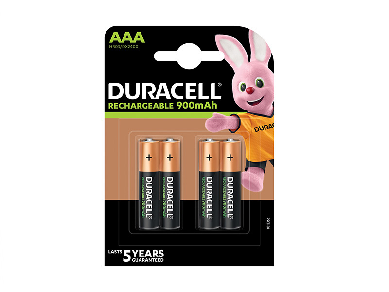 Levně DURACELL nabíjecí článek 900mAh, 1.2V, AAA (HR03)
