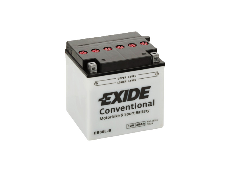 Levně Motobaterie EXIDE BIKE Conventional 30Ah, 12V, EB30L-B