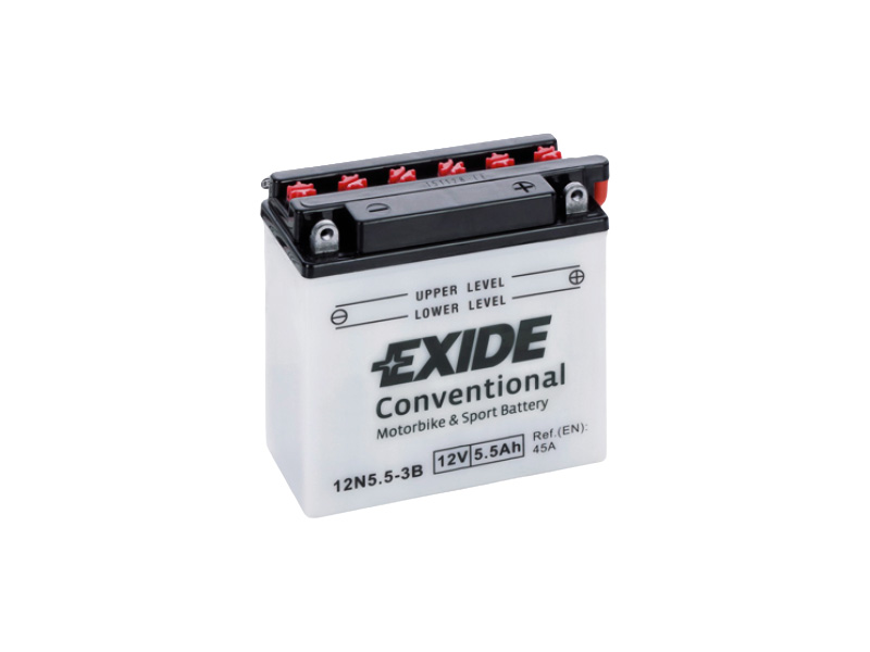 Levně Motobaterie EXIDE BIKE Conventional 5,5Ah, 12V, 12N5.5-3B