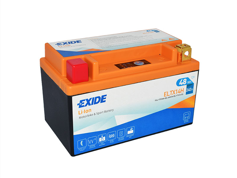 Levně Motobaterie EXIDE BIKE Li-Ion 4Ah, 12V, ELTX14H