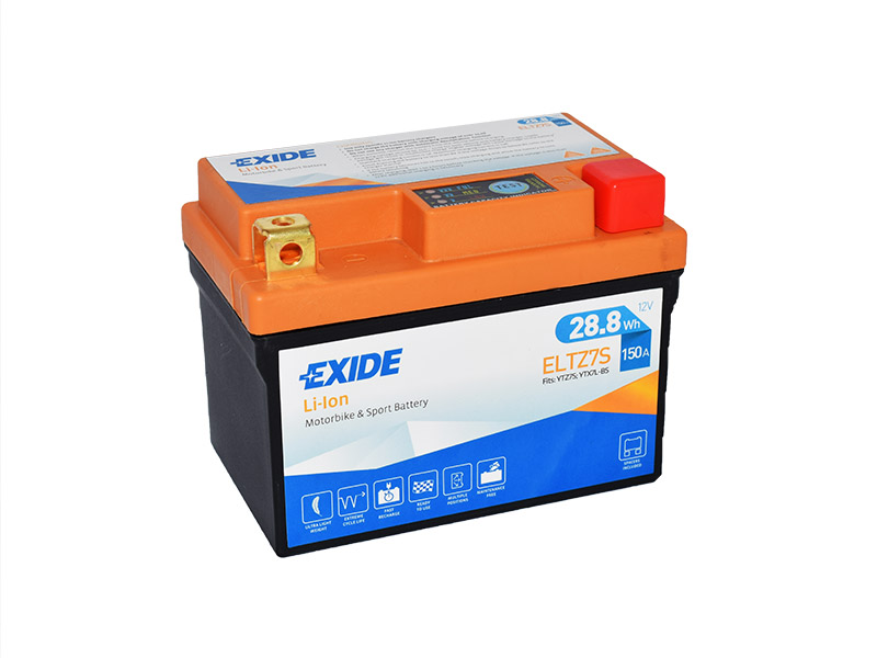 Levně Motobaterie EXIDE BIKE Li-Ion 2,4Ah, 12V, ELTZ7S