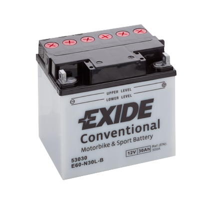 Levně Motobaterie EXIDE BIKE Conventional 30Ah, 12V, E60-N30L-B
