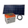 Set baterie GOOWEI ENERGY OTD33 (33Ah, 12V) a solární panel Victron Energy 115Wp/12V