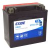 Motobaterie EXIDE ETX14-BS, 12V, 12Ah, 200A