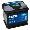 Autobaterie EXIDE Excell 50Ah, 450A, 12V, EB500
