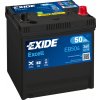 Autobaterie EXIDE Excell 50Ah, 360A, 12V, EB504