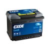 Autobaterie EXIDE Excell 74Ah, 680A, 12V, EB740