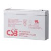 Baterie CSB HRL634W F2, 6V,  9Ah