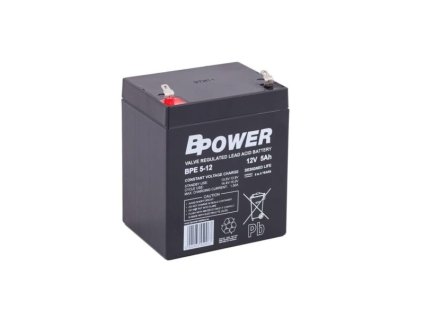 Akumulátor  BPOWER Olovený akumulátor 12V 5Ah AGM
