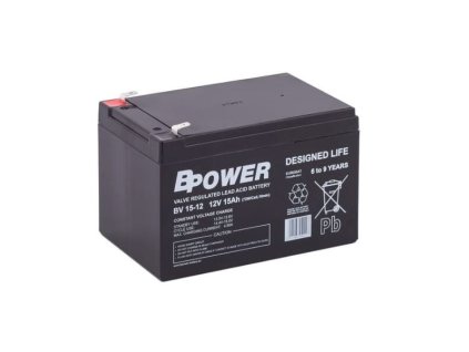 Akumulátor BPOWER Olovený akumulátor 12V 15Ah AGM