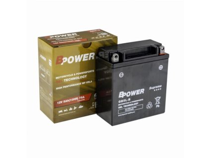 Akumulátor Motobatéria BPOWER SUPREME GEL GB5L-B 12V 5Ah 75A