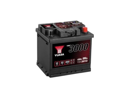 Autobatéria YUASA YBX3012 12V 52Ah 450A