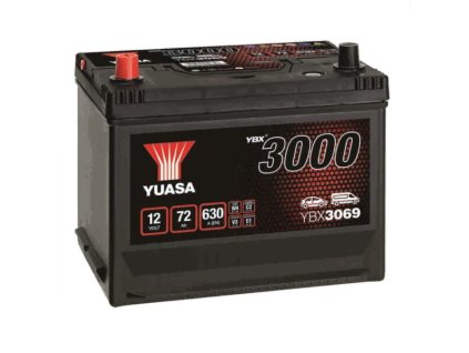Autobatéria YUASA YBX3069 12V 72Ah 630A