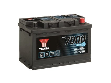 Autobatéria YUASA EFB YBX7096 12V 75Ah 700A