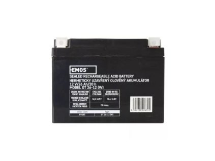 Emos olovený akumulátor 12V/26Ah B9683