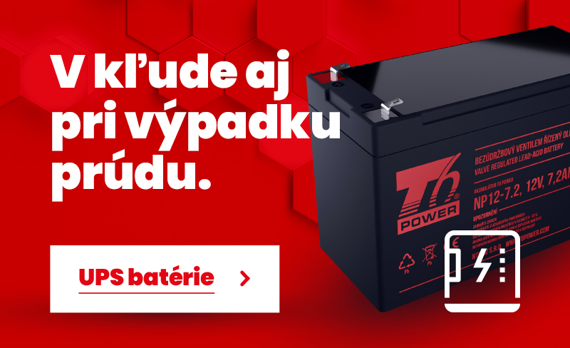 UPS batérie — výpadok prúdu