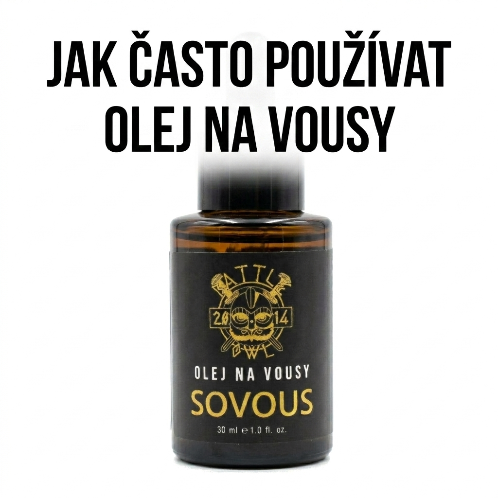 Jak často používat olej na vousy