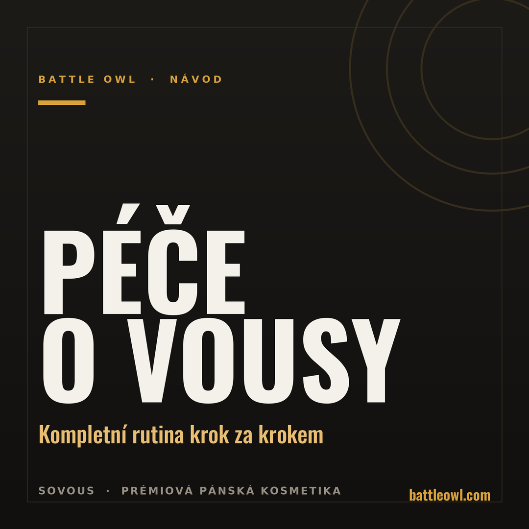 Péče o vousy: kompletní rutina krok za krokem (od strniště po plnovous)