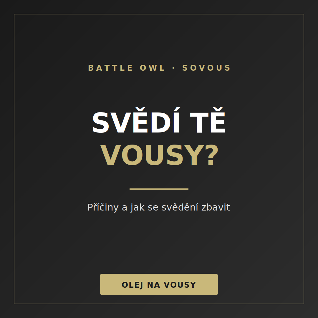 Proč mě svědí vousy? Příčiny a jak se svědění zbavit