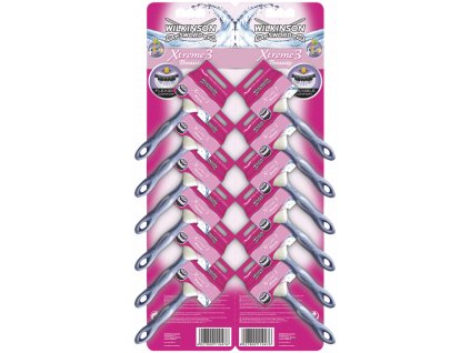 Wilkinson Xtreme 3 Beauty strip 12ks jednorazové holiace strojčeky
