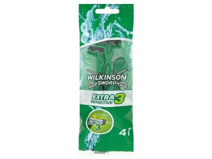 7007042B Wilkinson Extra 3 Sensitive pohotový holiaci strojček (4 ks)