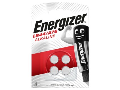 Energizer A76 LR44 BP4 150mAh 1,5V 4ks alkalická gombíková batéria E300141401