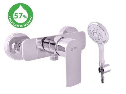 VLTAVA ECO - Sprchový set s baterií, Chrom VTE481.5/1, RAV Slezák
