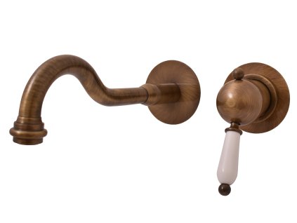 5848 1 labe umyvadlova baterie vestavena stara mosaz bronz l534 2sm rav slezak