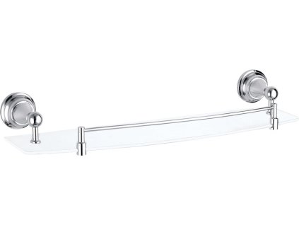 2785 1 morava retro koupelnovy doplnek policka sklenena 500 mm chrom mka0900 50 rav slezak
