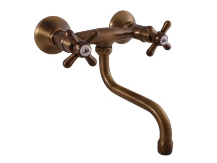 7930 1 morava retro umyvadlova drezova baterie stara mosaz bronz mk101 5 21sm rav slezak