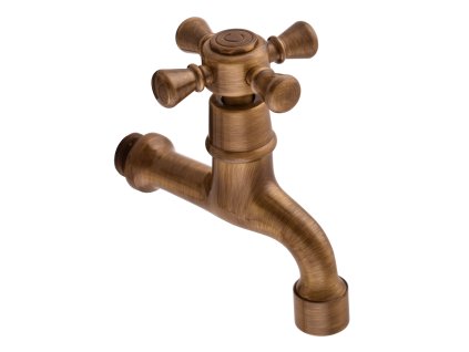 1960 1 umyvadlova drezova baterie na jednu vodu stara mosaz bronz mk393sm rav slezak