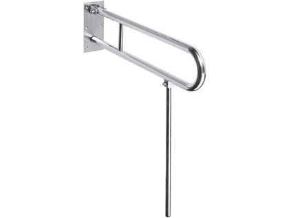HELP: Sklopný úchyt ve tvaru U s opěrnou nohou, 813 mm, nerez, lesk, bez krytky 301102081N