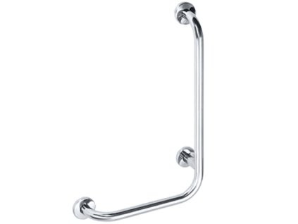 HELP: Nástěnné opěrné držadlo pravé, 680 mm, nerez, lesk, s krytkou 301112061