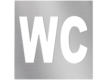 Ikona – WC, čtverec, mat 111022085