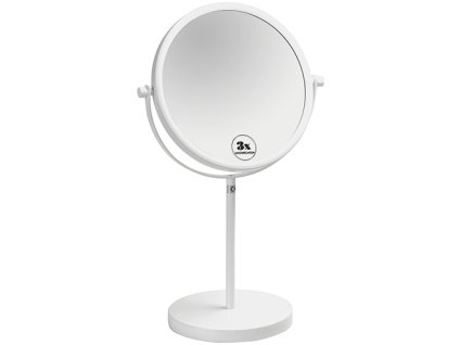 WHITE: Kosmetické zrcátko oboustranné na postavení, ø 200 mm 112201254